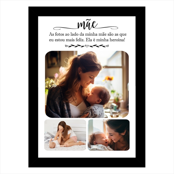 Quadro Decorativo Dia das Mães Personalizado