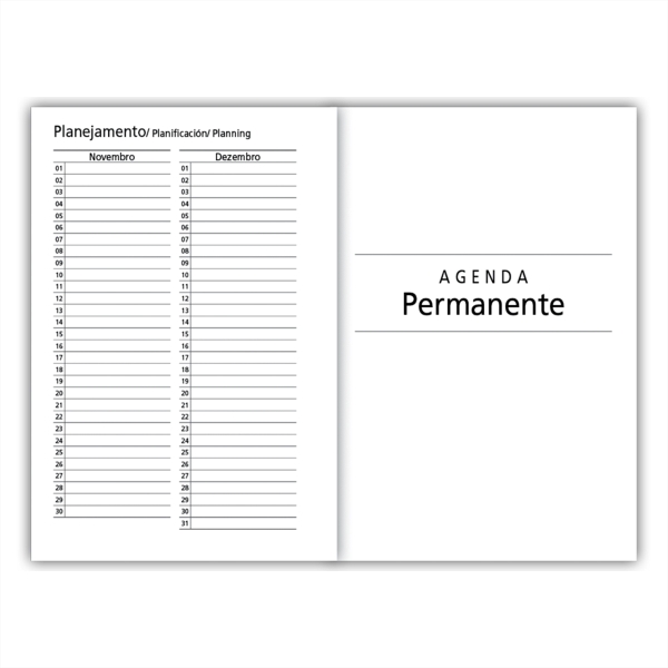 Agenda Permanente Capa Dura Maquina Polaroid - Image 2